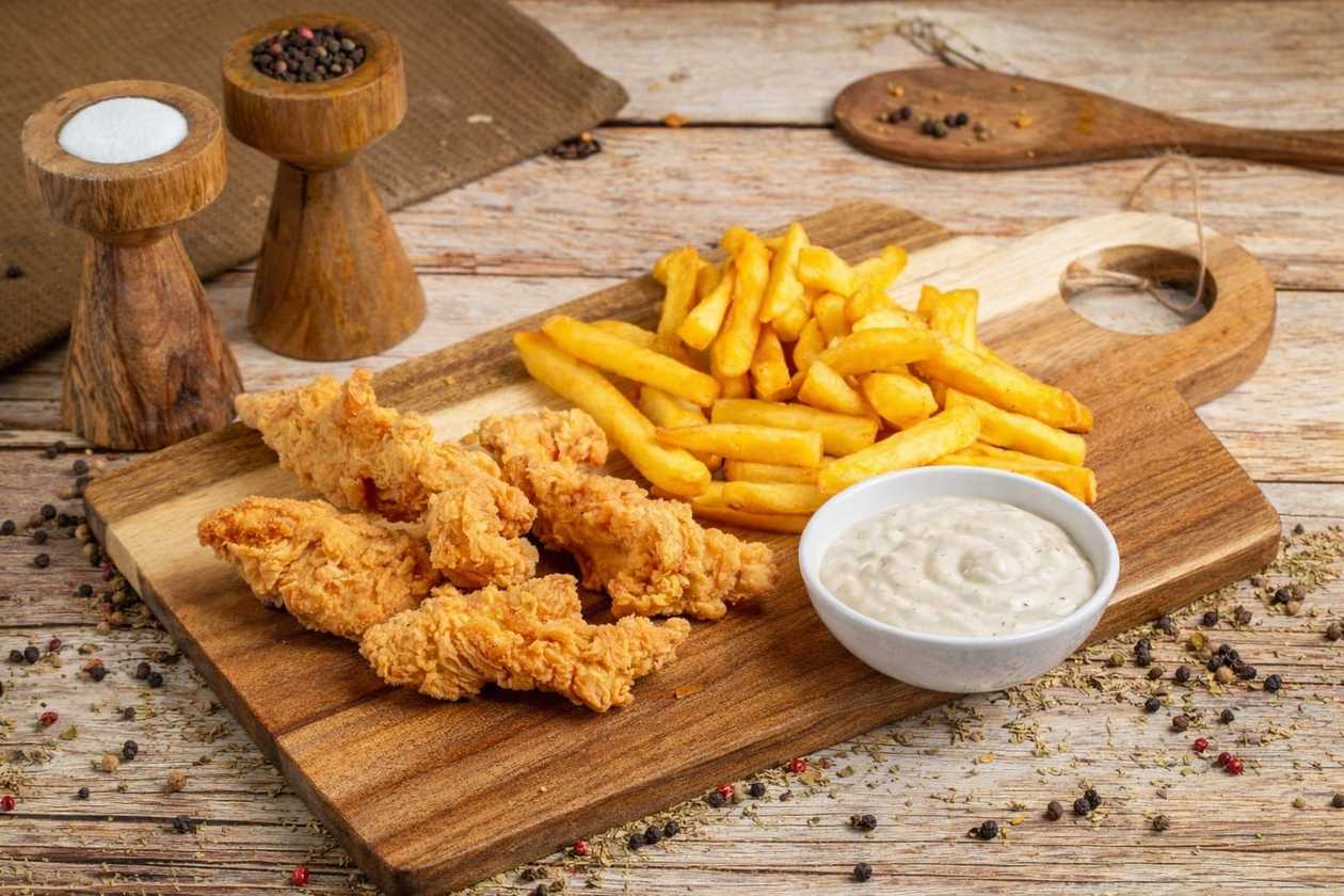 Meniu 3 Crispy Strips