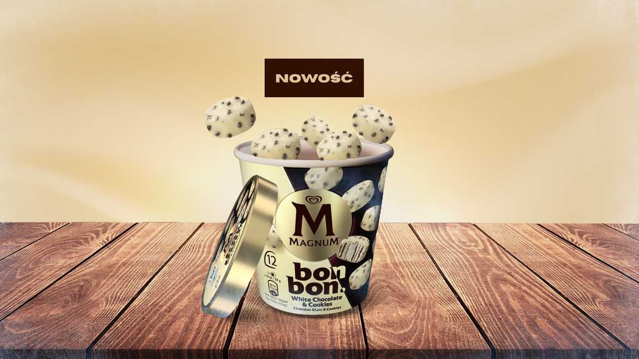 Magnum Bon Bon White Chocolate & Cookies 204ml