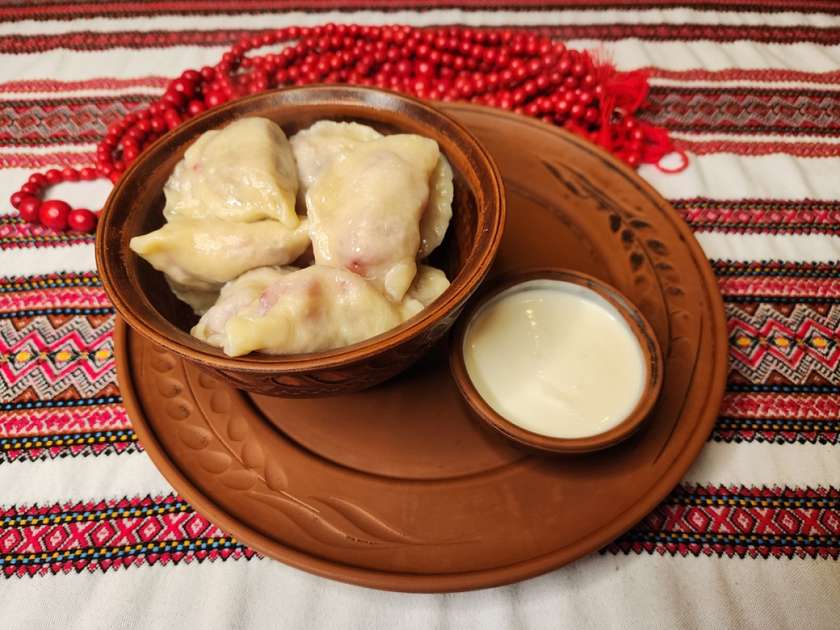 Vareniky with cherry