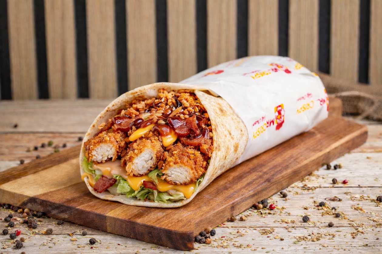 Crispy wrap bbq