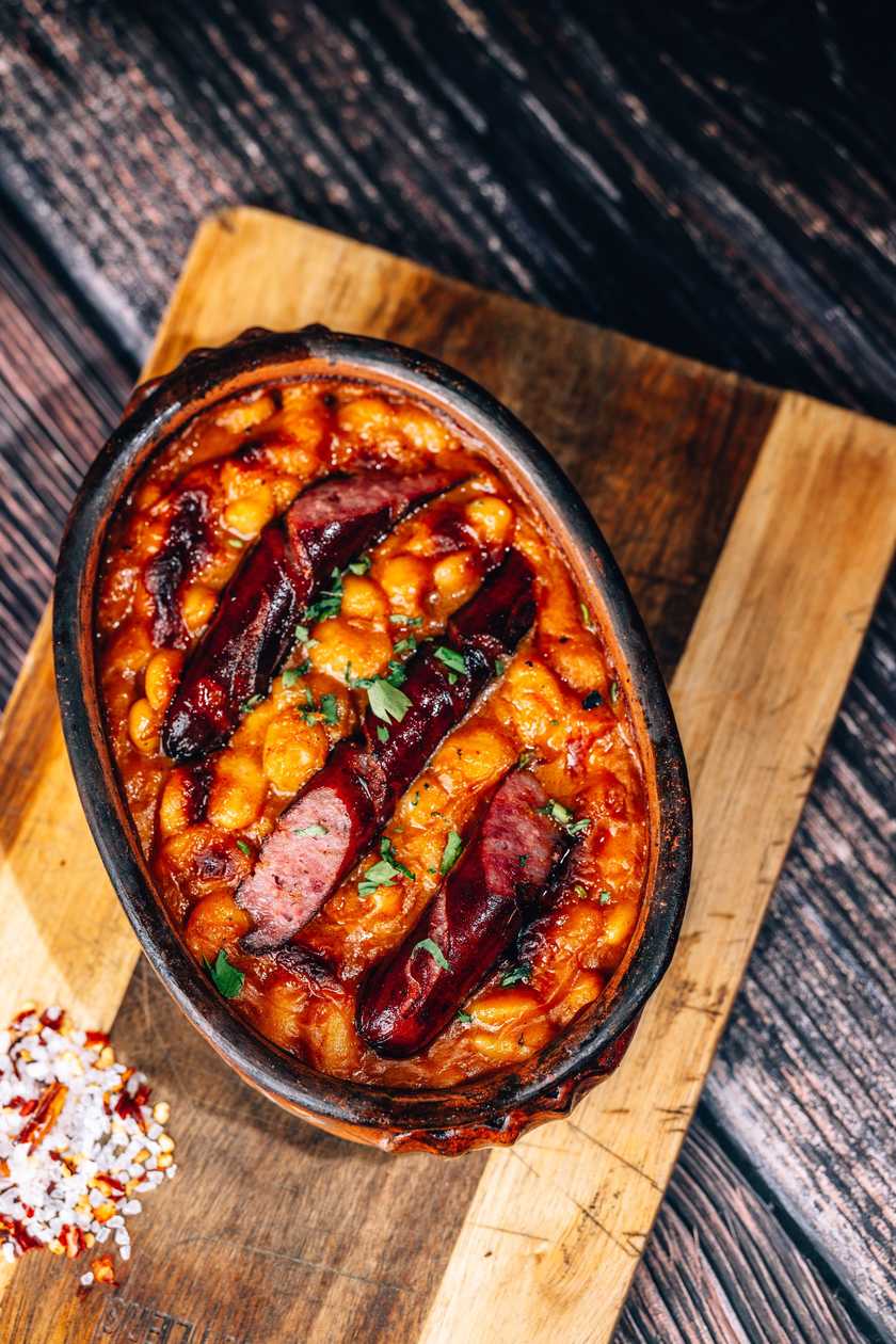 Baked Beans with Sausage
