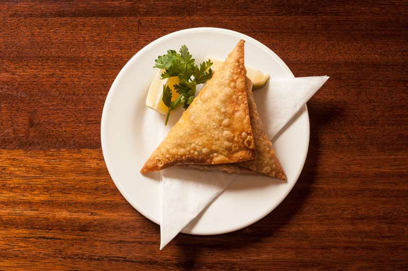 Giant Chicken Samosa