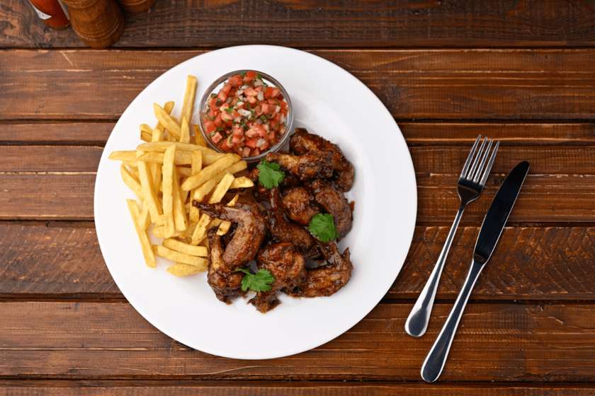 BBQ Chicken Wings 10 Pcs