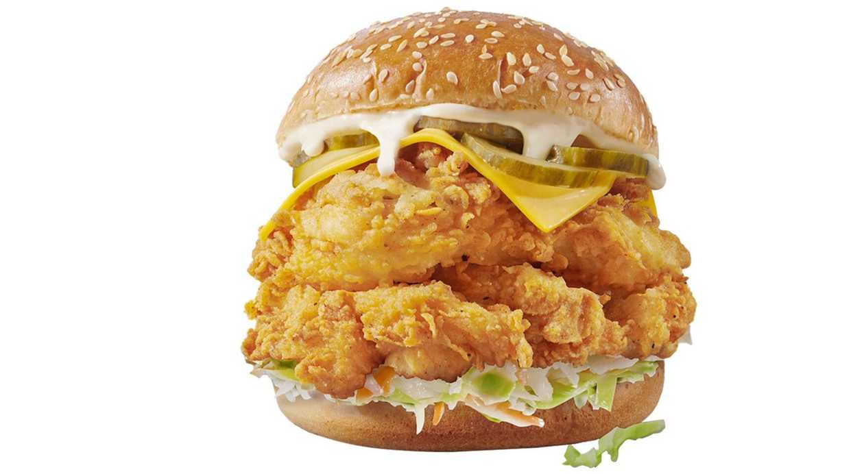 Double Coleslaw Burger