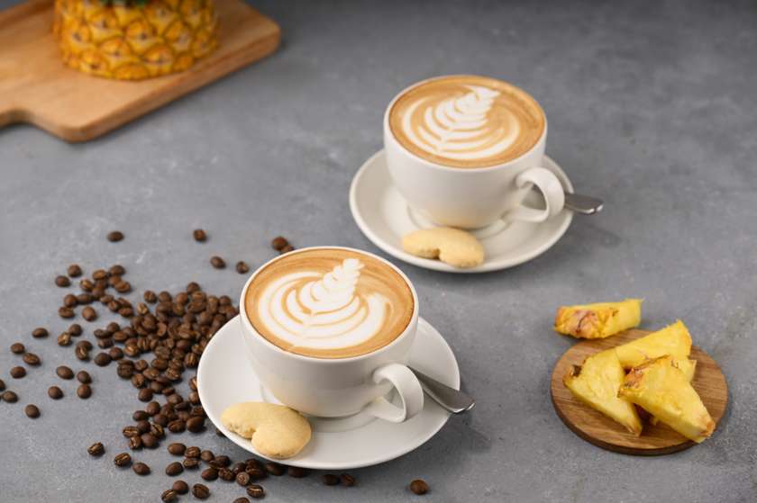 Double Pineapple  Cappuccino