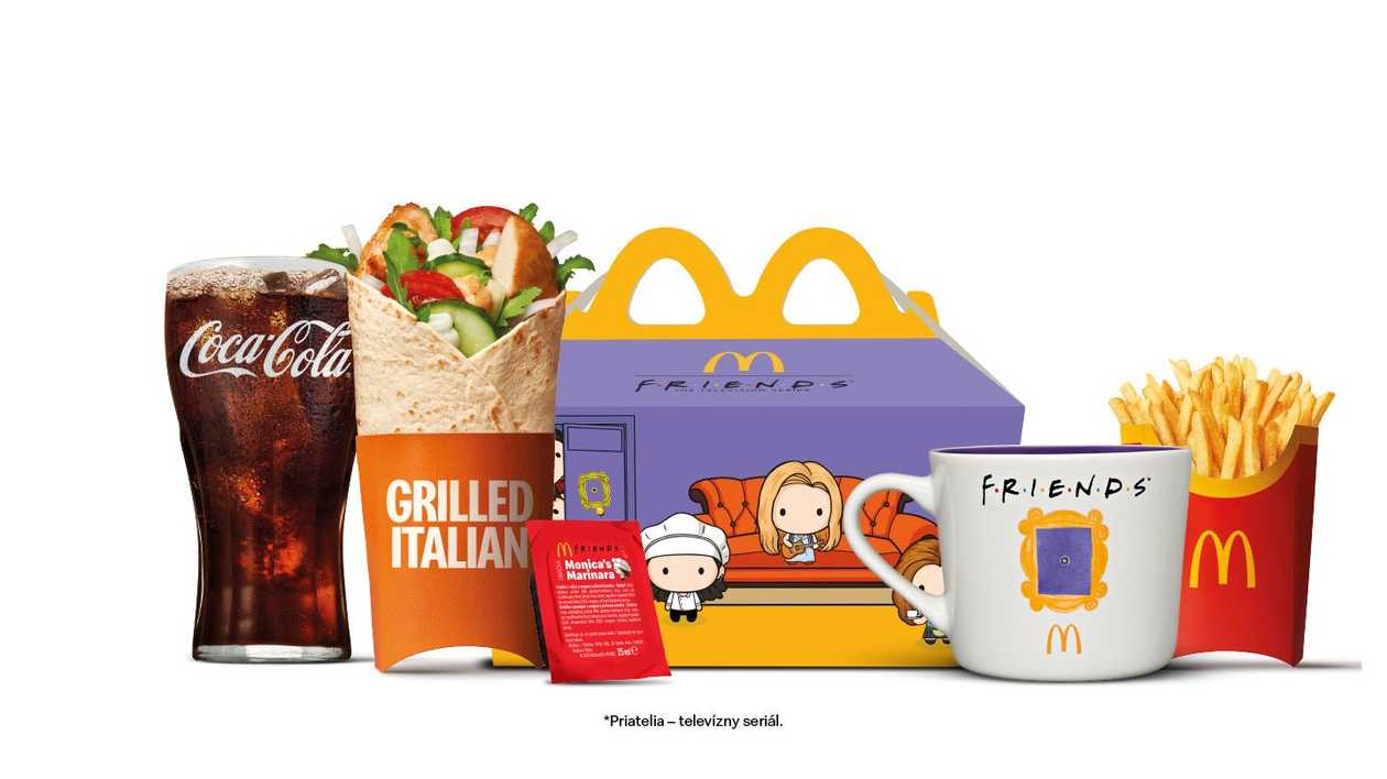 Grilled Italian McWrap Friends menu