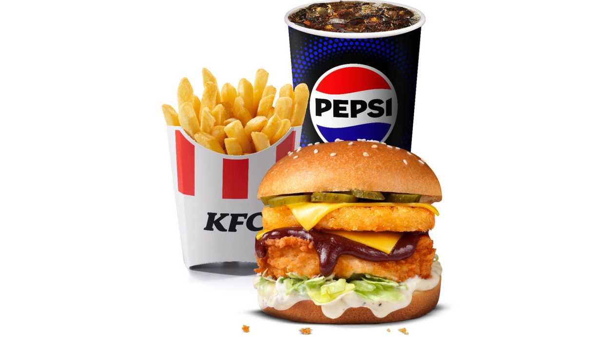 Messy Burger Regular Meal