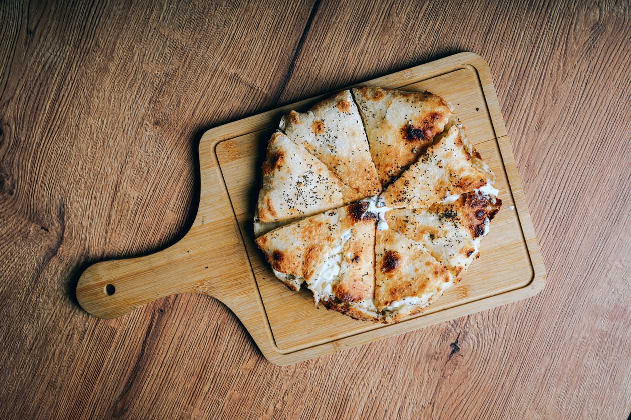 Homemade Bread with Kajmak