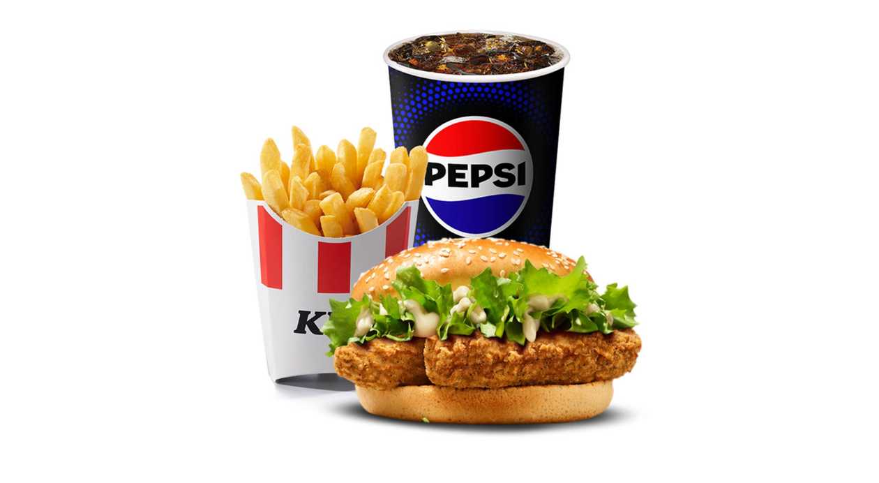 Veggie Burger Large Meal