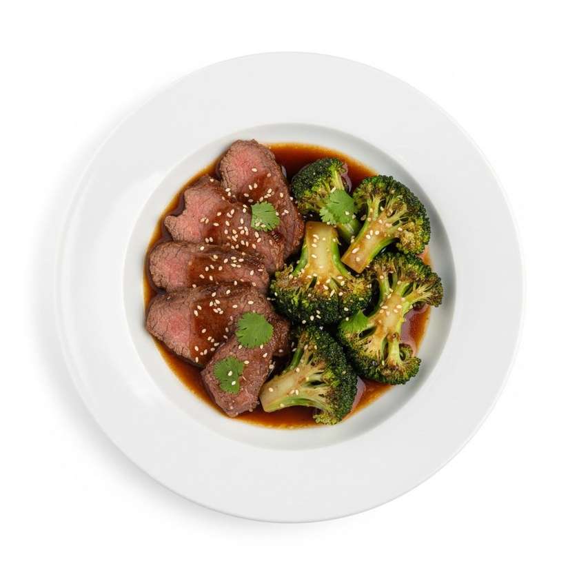 Fried beef with peppers