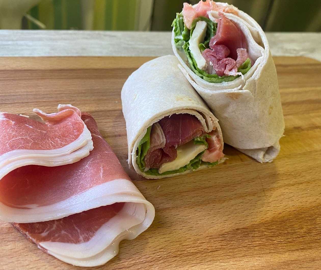 Wrap de Presunto de Brie