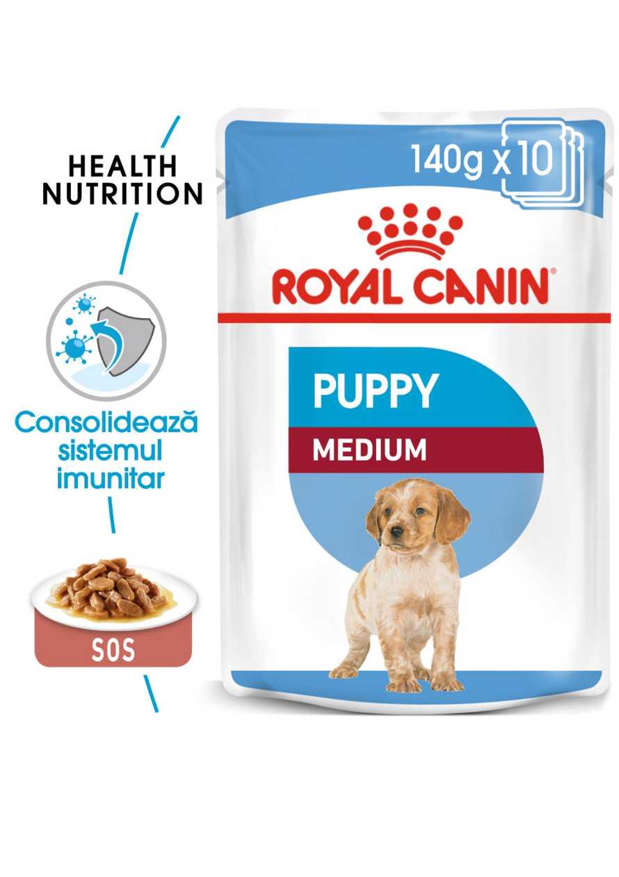Royal Canin Medium Puppy Pouch 140G