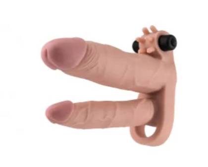 Manga Pénis com Duplo Dildo