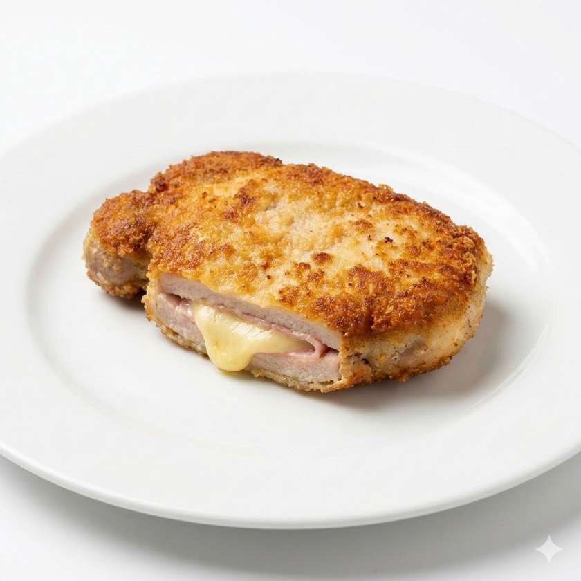 200g Stuffed Pork Cutlet (ham, cheese)