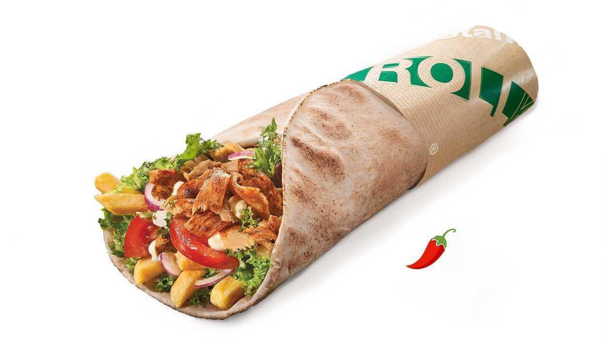 Roll Kebab pui - mediu