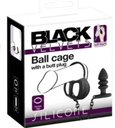 Ball Cage com Plug Anal