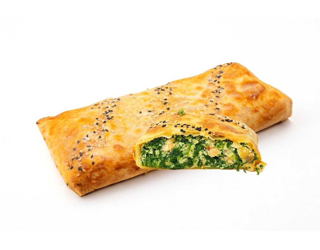 Salmon Spinach Strudel