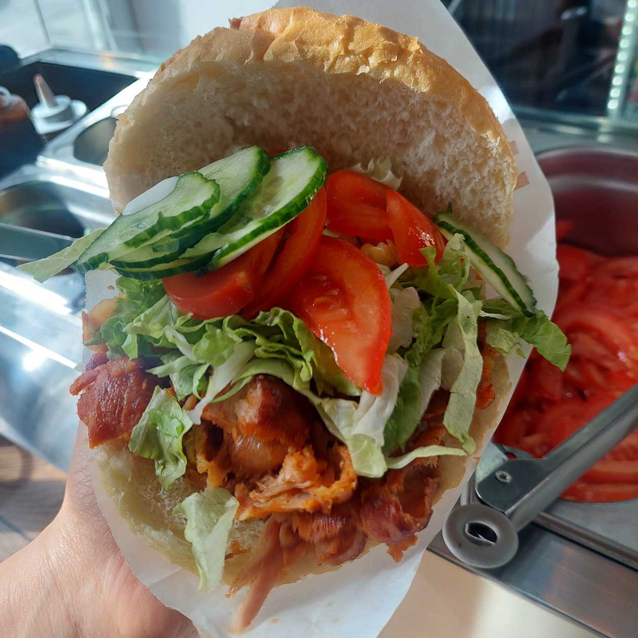 XXL Kebab in a Bun
