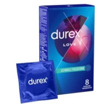Preservativos Durex Love (8 unidades)