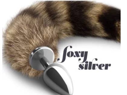 Plug Anal Metálico com Cauda de Raposa
