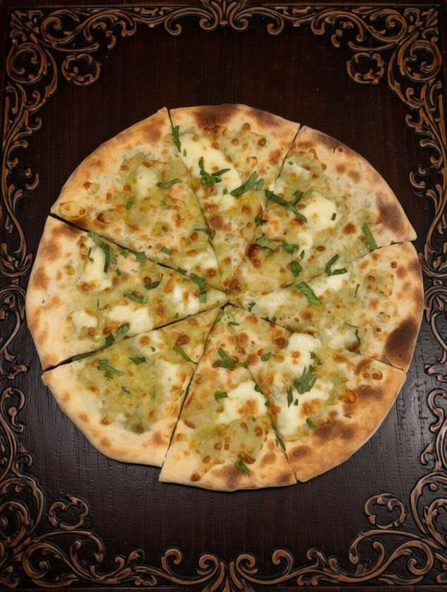 Khachapuri with cheese and herbs by village recipe