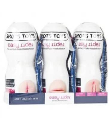 Pack 3 Masturbadores, Vagina, Boca e Anus