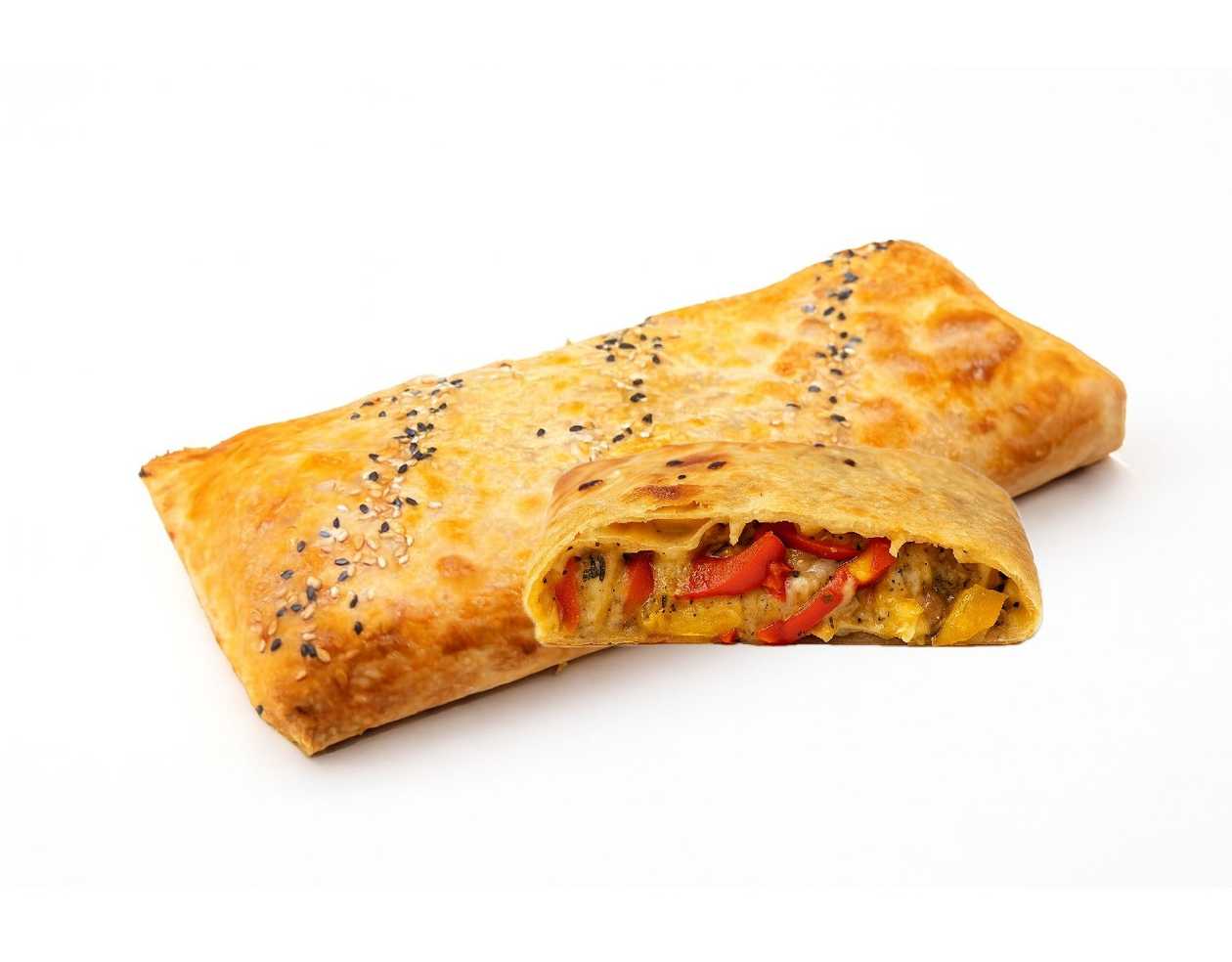 Chicken Bell Pepper Strudel