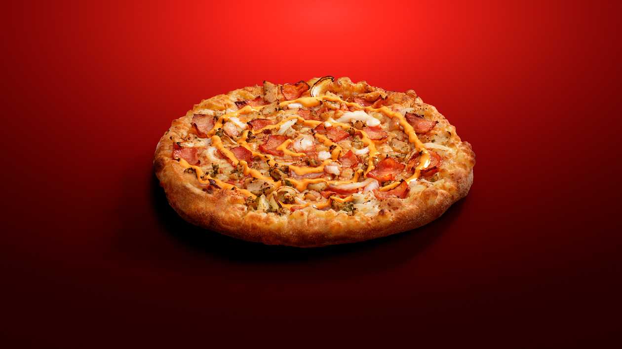 Pizza Familiar Bacon Chicken Burger