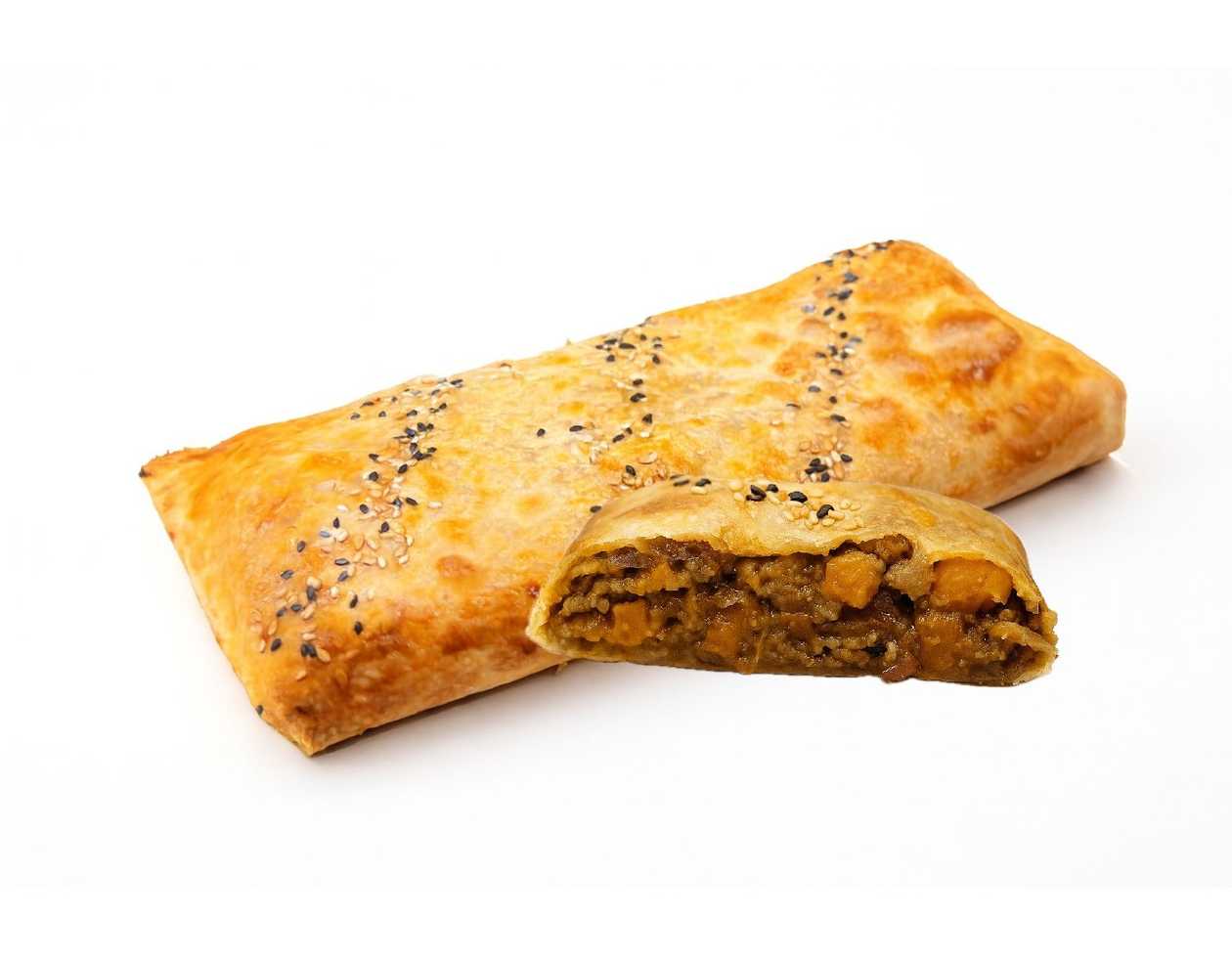 Beef Sweet Potato Strudel