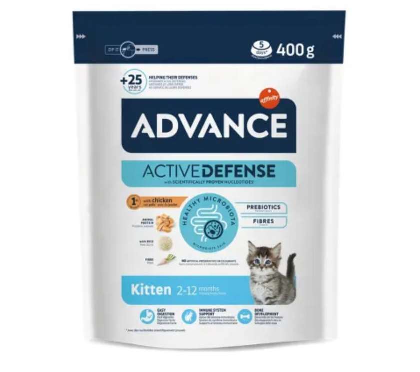 Dry Food with Chicken and Rice for Kittens Kitten Active Defense, 400 g, Advance Veterinary Diets
