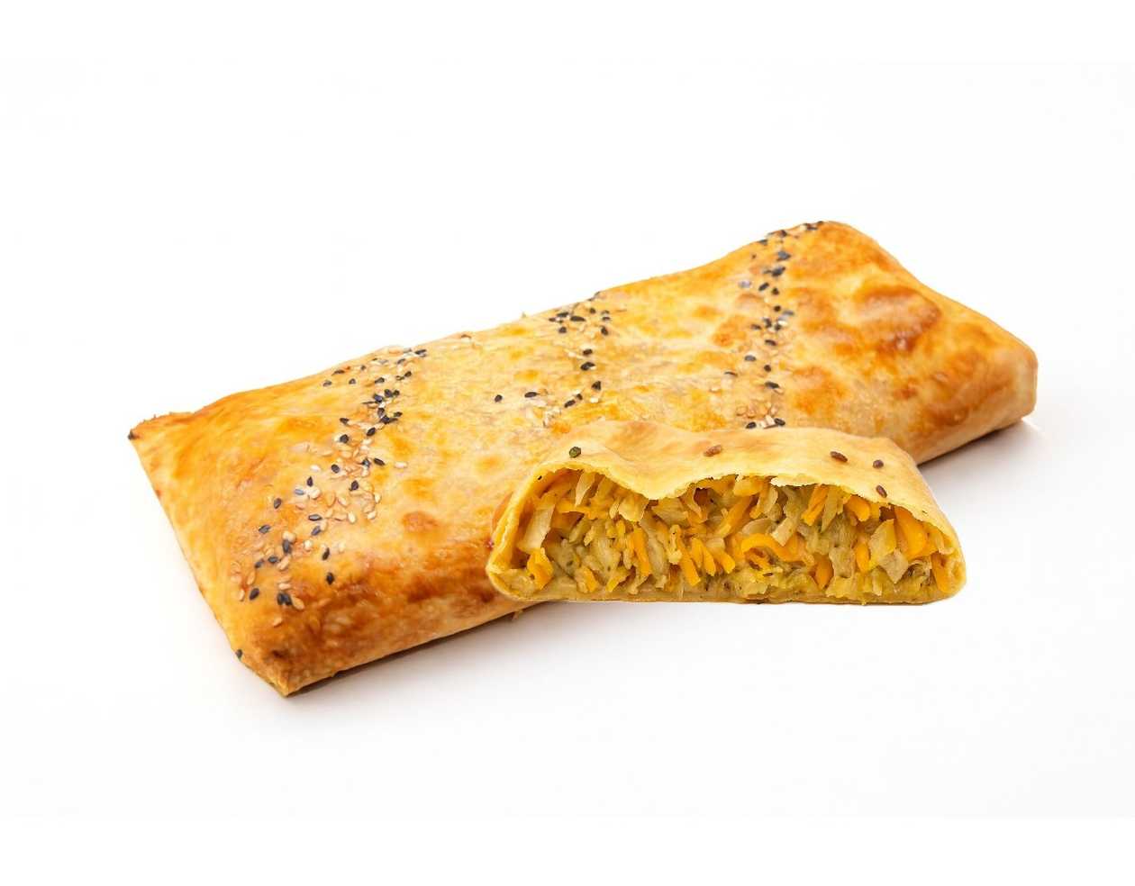 Cabbage Carrot Strudel