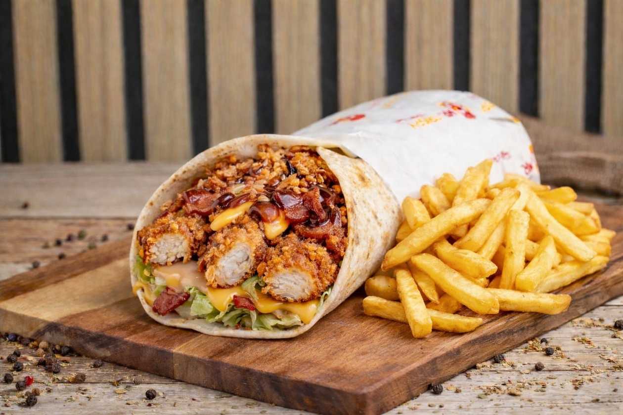 Meniu Crispy wrap bbq