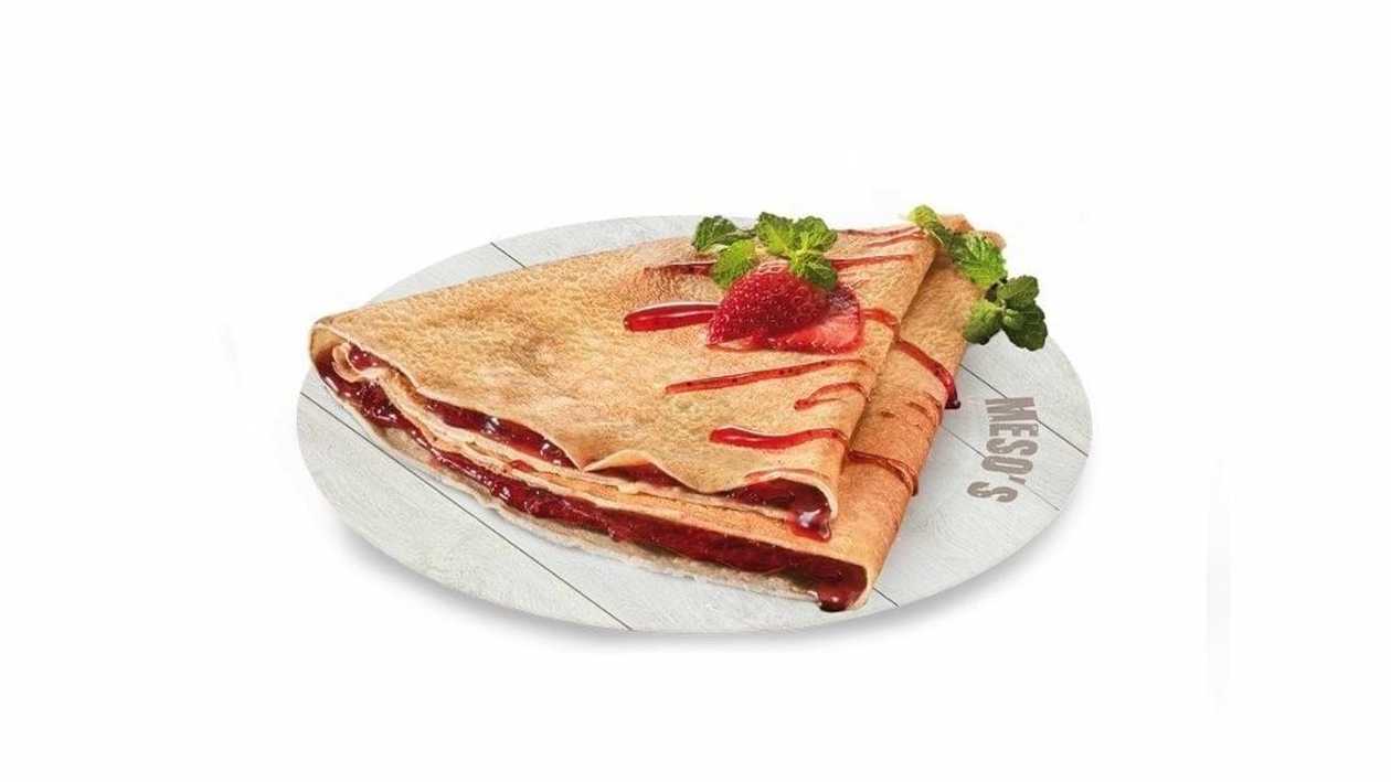 Crepes cu dulceață afine