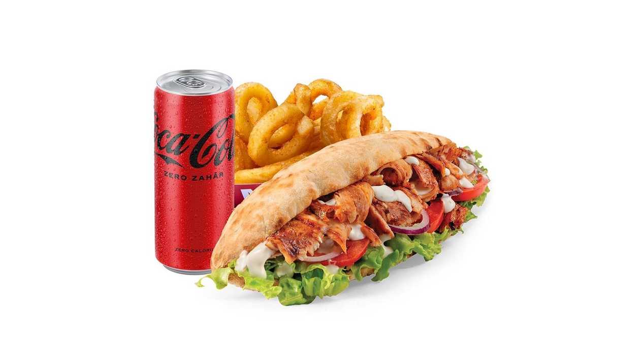 Meniu Doner curcan Twister mediu