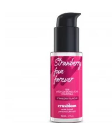 Lubrificante com Sabor a Morango Crushious 50ml