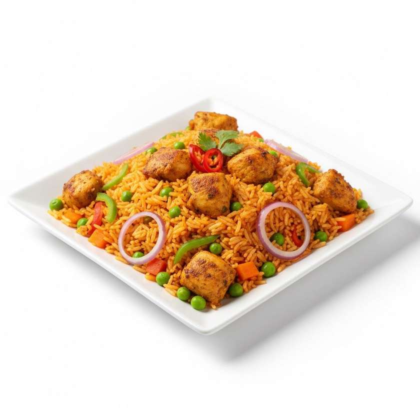 Chicken Vegetable Jollof Rice