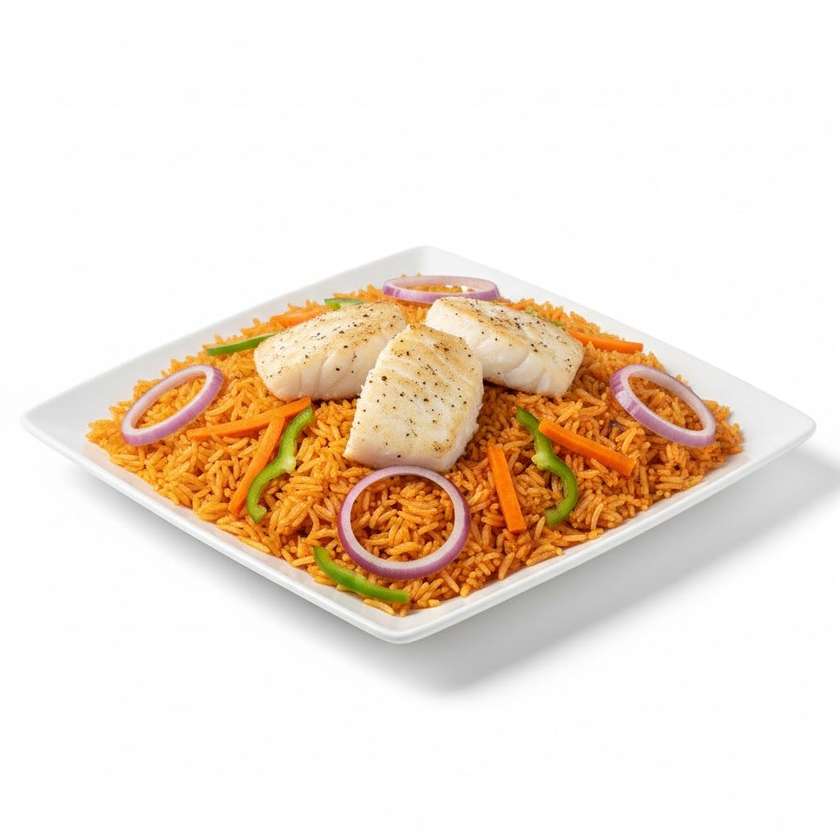 Cod Fish Jollof