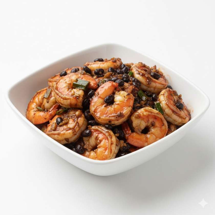 Prawns with Black Beans Sauce