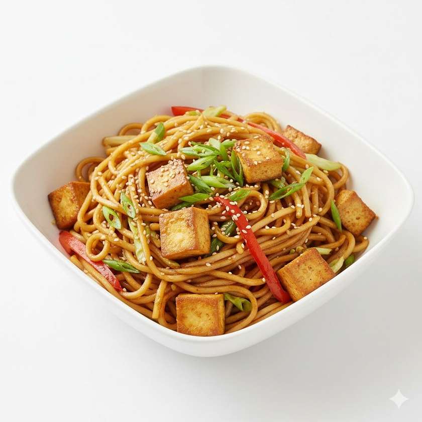 Stir-fried Noodles with Tofu