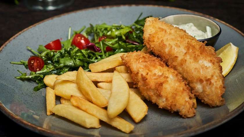 Fish and Chips (of zander)