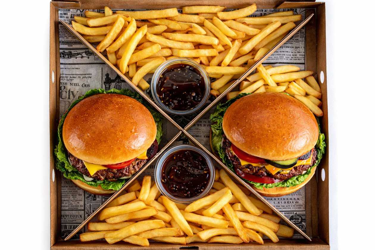 Double Burgeration Box 30 cm