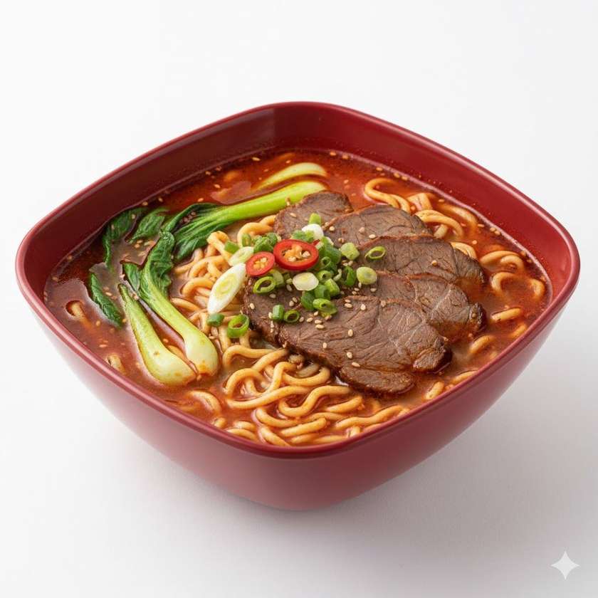 Spicy Beef Noodles Soup