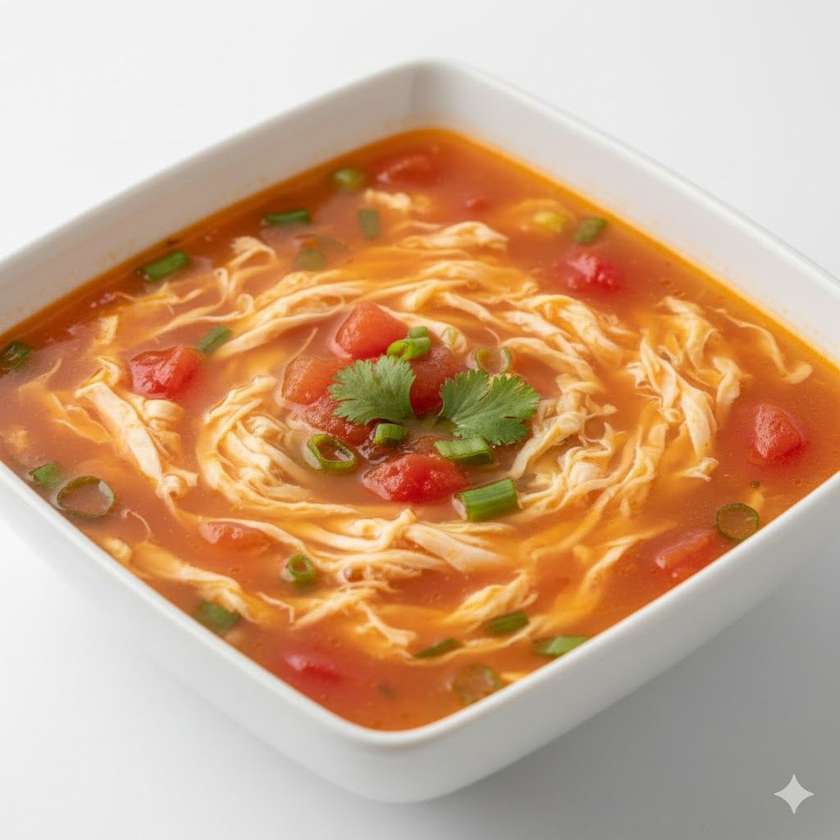 Tomato Eggs Drop Soup