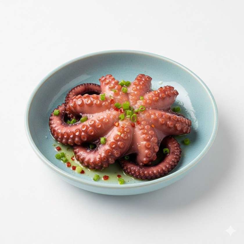 Steamed Octopus