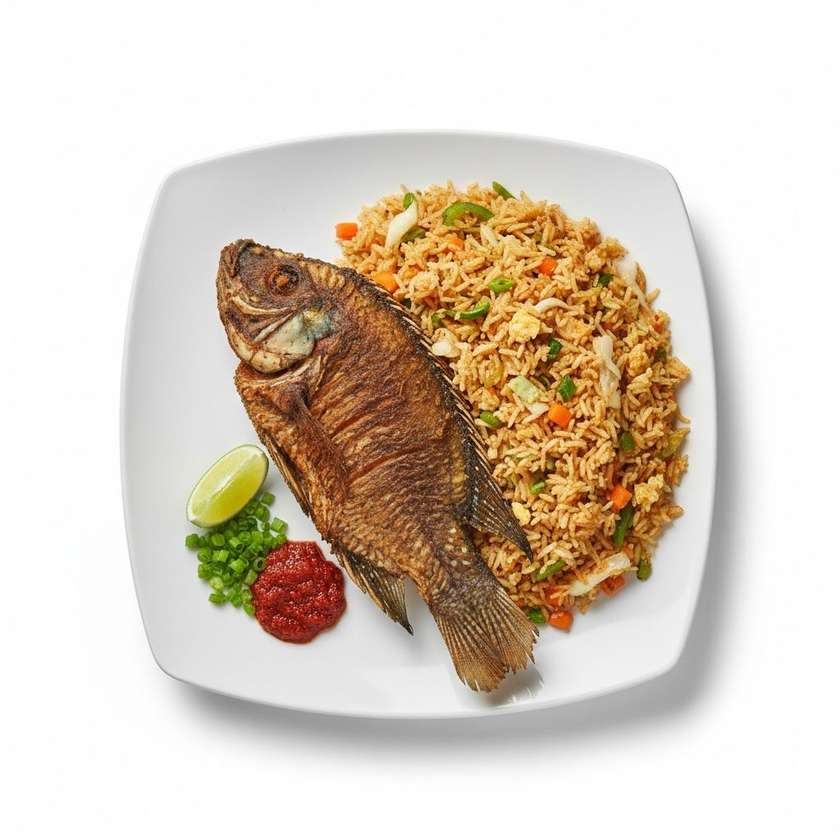 Fried Tilapia Fried Rice