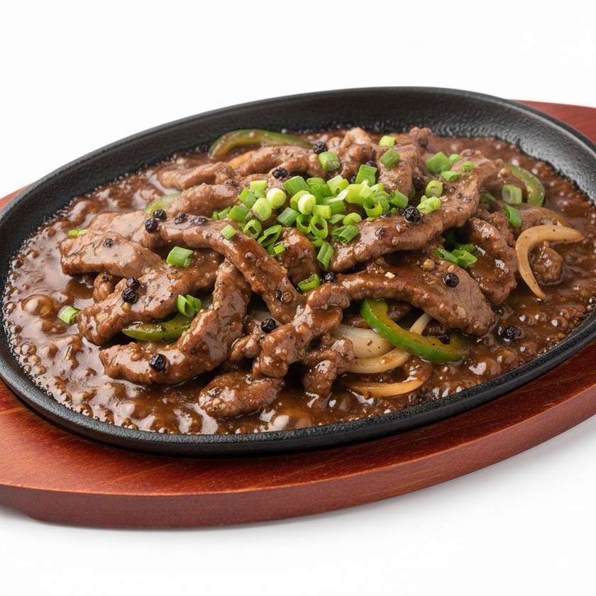 Sizzling Beef with Blackpepper Sauce
