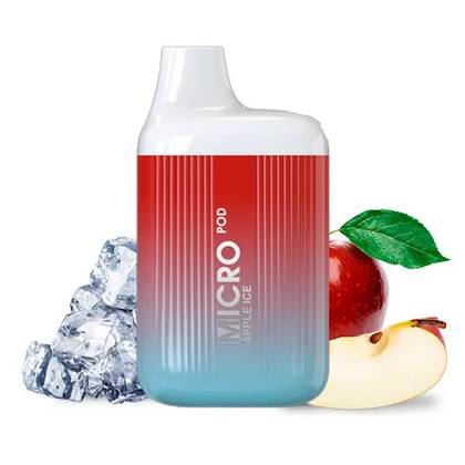 Micro Pod Disposable Vape 600 Puffs Apple Ice 20mg