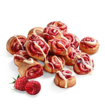 Sweet Rolls Raspberry 16 buc