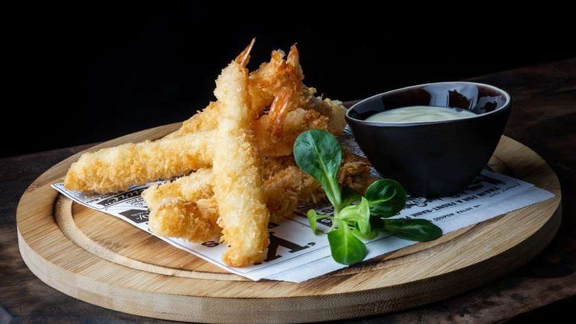 Crispy shrimps