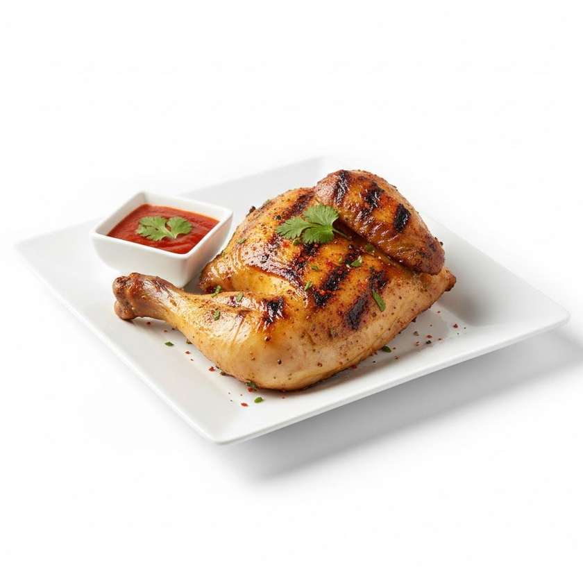 Half Grilled Chicken